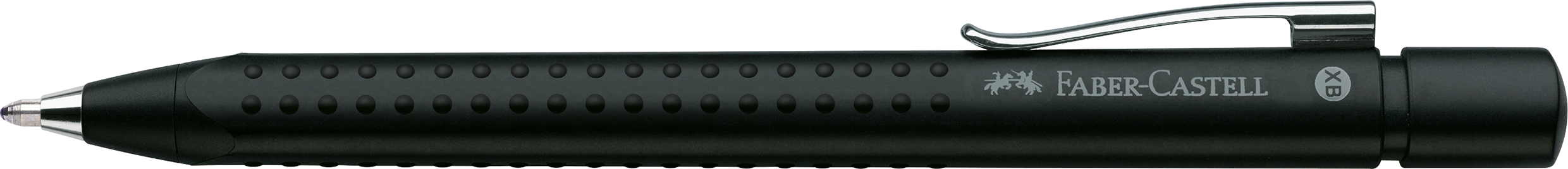 FABER-CASTELL Stylo à bille GRIP 2011 M 144187 noir mat 0.7mm