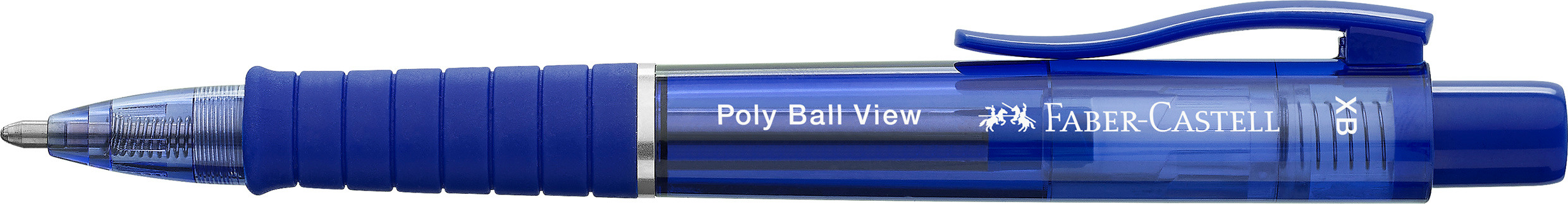 FABER-CASTELL Stylo à bille Poly Ball View 145751 Admiral blue XB