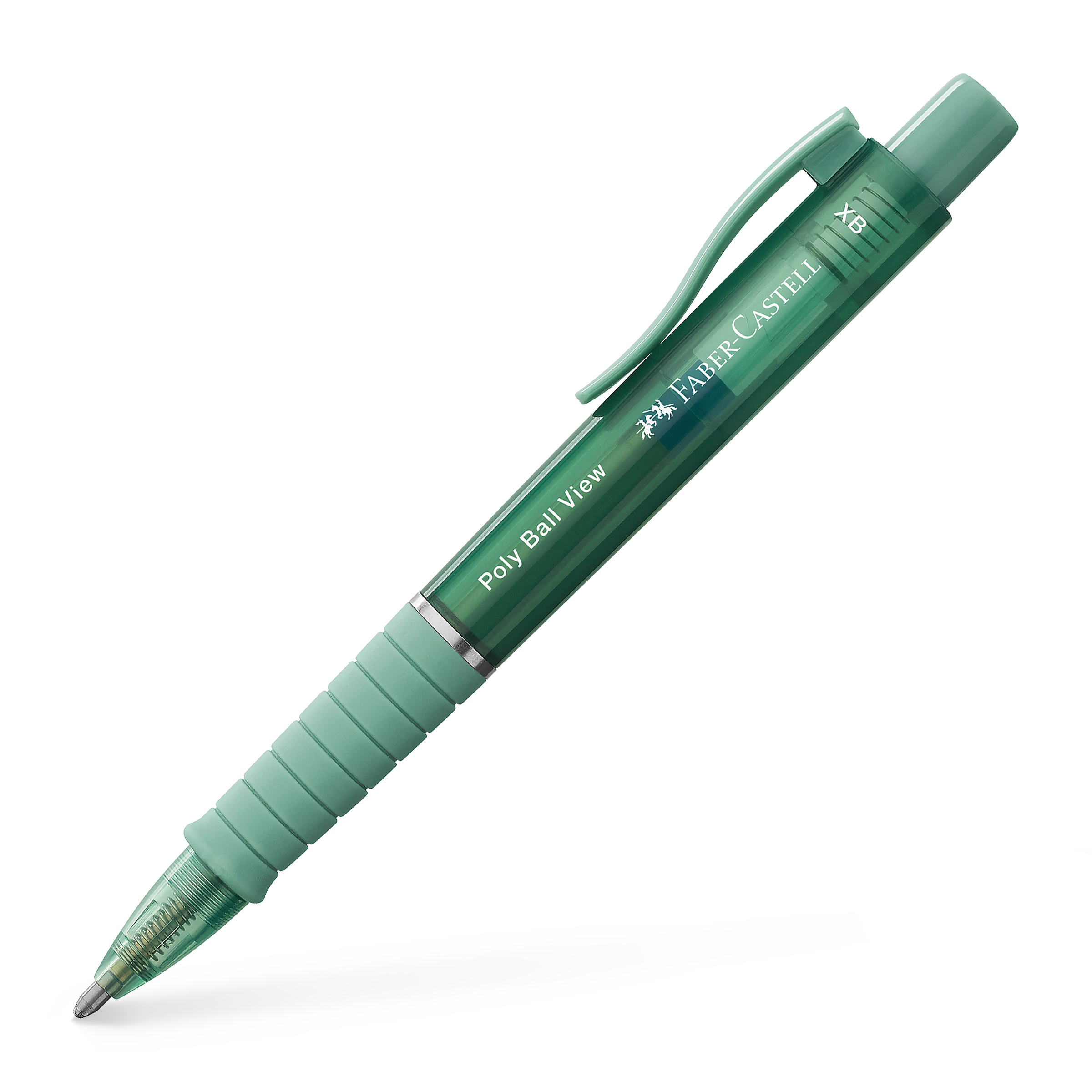 FABER-CASTELL Stylo à bille Poly Ball View 145754 Green lily XB