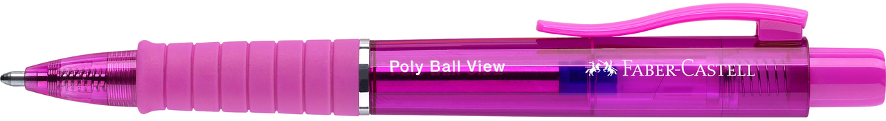 photo FABER-CASTELL Stylo à bille Poly Ball View 145768 Electric Fuchsia