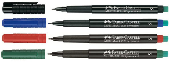 FABER-CASTELL OHP MULTIMARK S 152304 4-couleurs ass. permanent