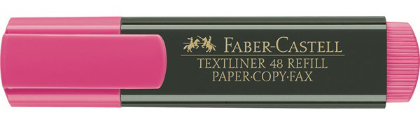 FABER-CASTELL Textmarker TL 48 1-5mm 154828 rose