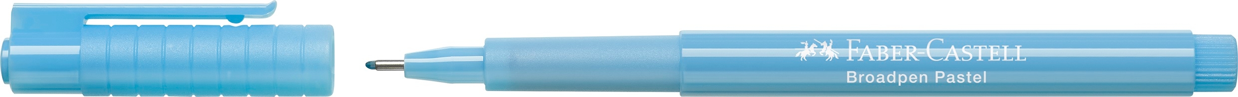 FABER-CASTELL Feutre Broadpen 1554 0.8mm 155458 bleu clair pastel