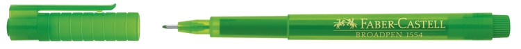 FABER-CASTELL Feutre Broadpen 1554 0.8mm 155466 vert clair