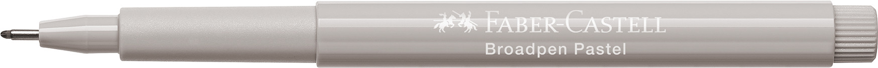 FABER-CASTELL Feutre Broadpen 1554 0.8mm 155488 gris pastel
