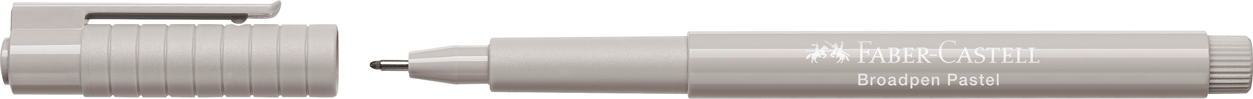 FABER-CASTELL Feutre Broadpen 1554 0.8mm 155488 gris pastel