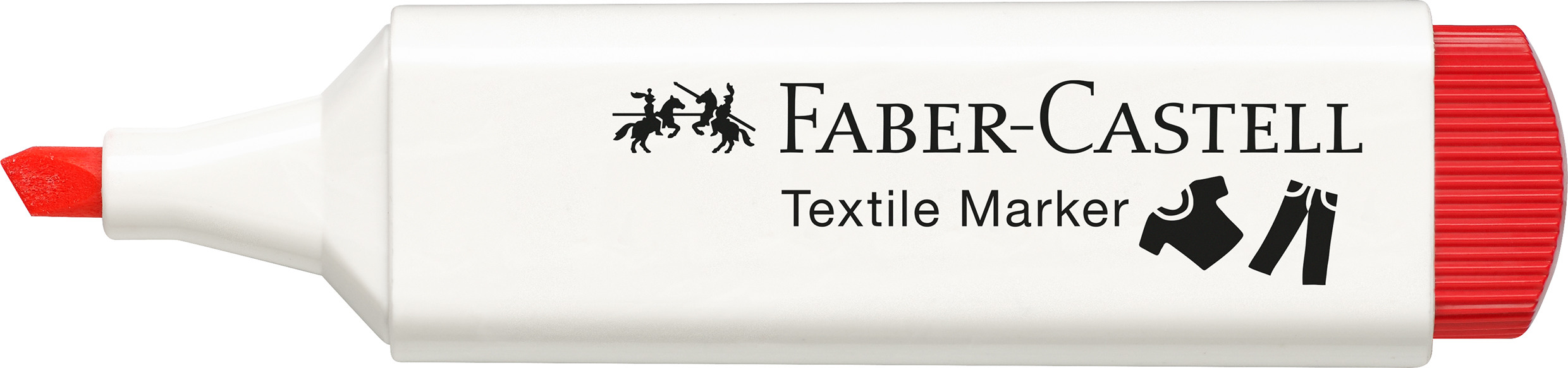FABER-CASTELL Marqueurs textiles 1.2-5mm 159522 rouge