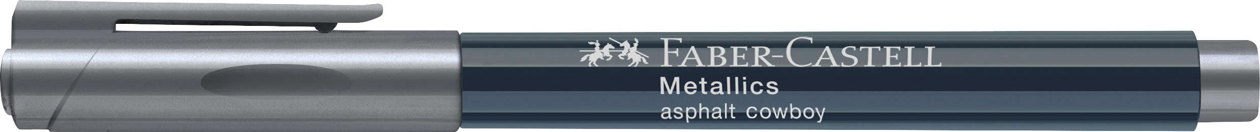 FABER-CASTELL Metallics Marker 1.5 mm 160775 Asphalt cowboy