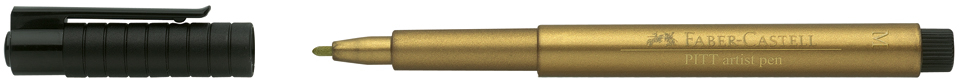 FABER-CASTELL Pitt Artist Pen 1,5mm 167350 gold gold