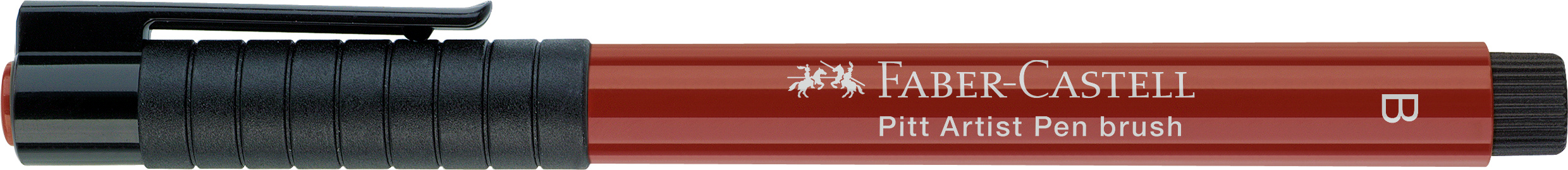 FABER-CASTELL Pitt Artist Pen Brush 2.5mm 167492 india red