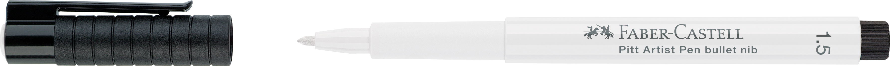 FABER-CASTELL Pitt Artist Pen 1.5mm 167893 blanc
