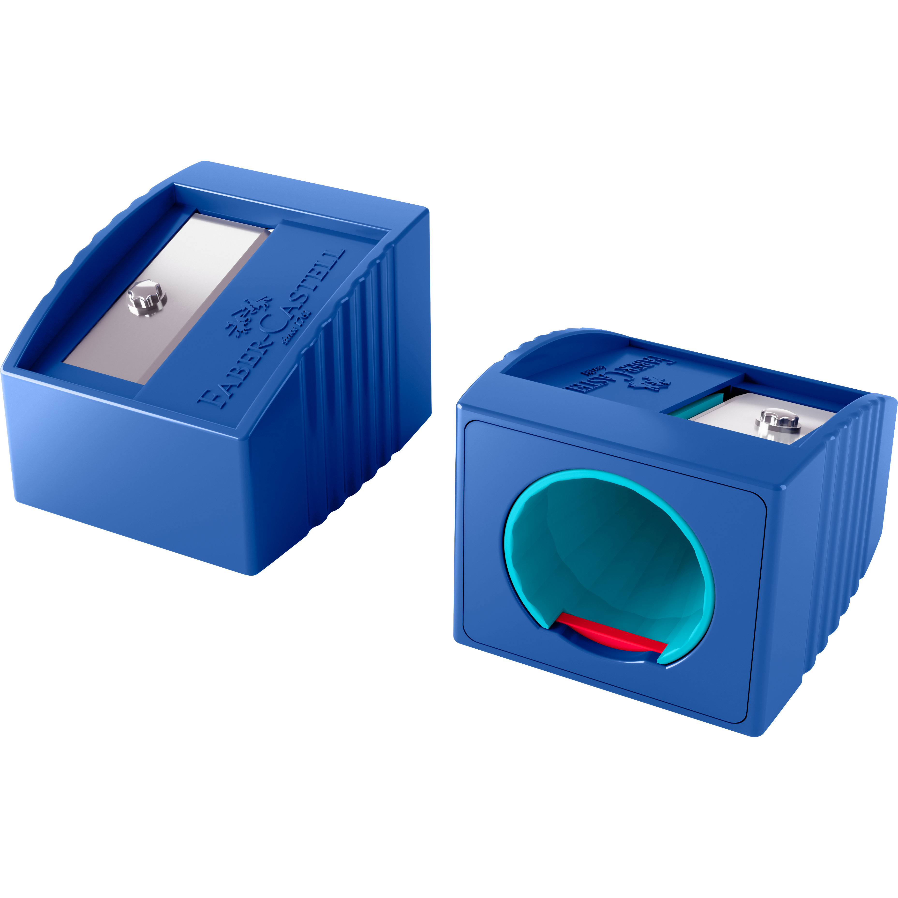 photo FABER-CASTELL Taille-crayon Grippy 181780 bleu