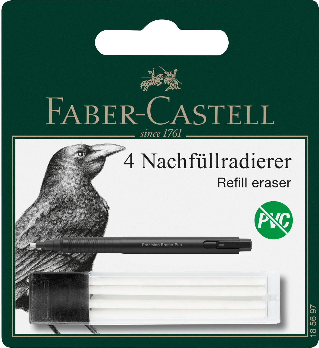 photo FABER-CASTELL Gomme de rechange Precision 185697 4 pièces