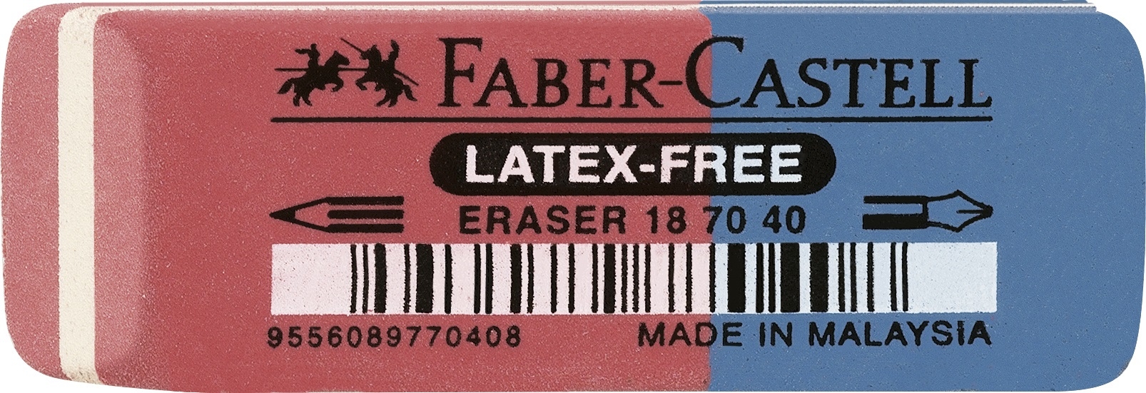 photo FABER-CASTELL Gomme 187040 Latex-free, Encre/plomb