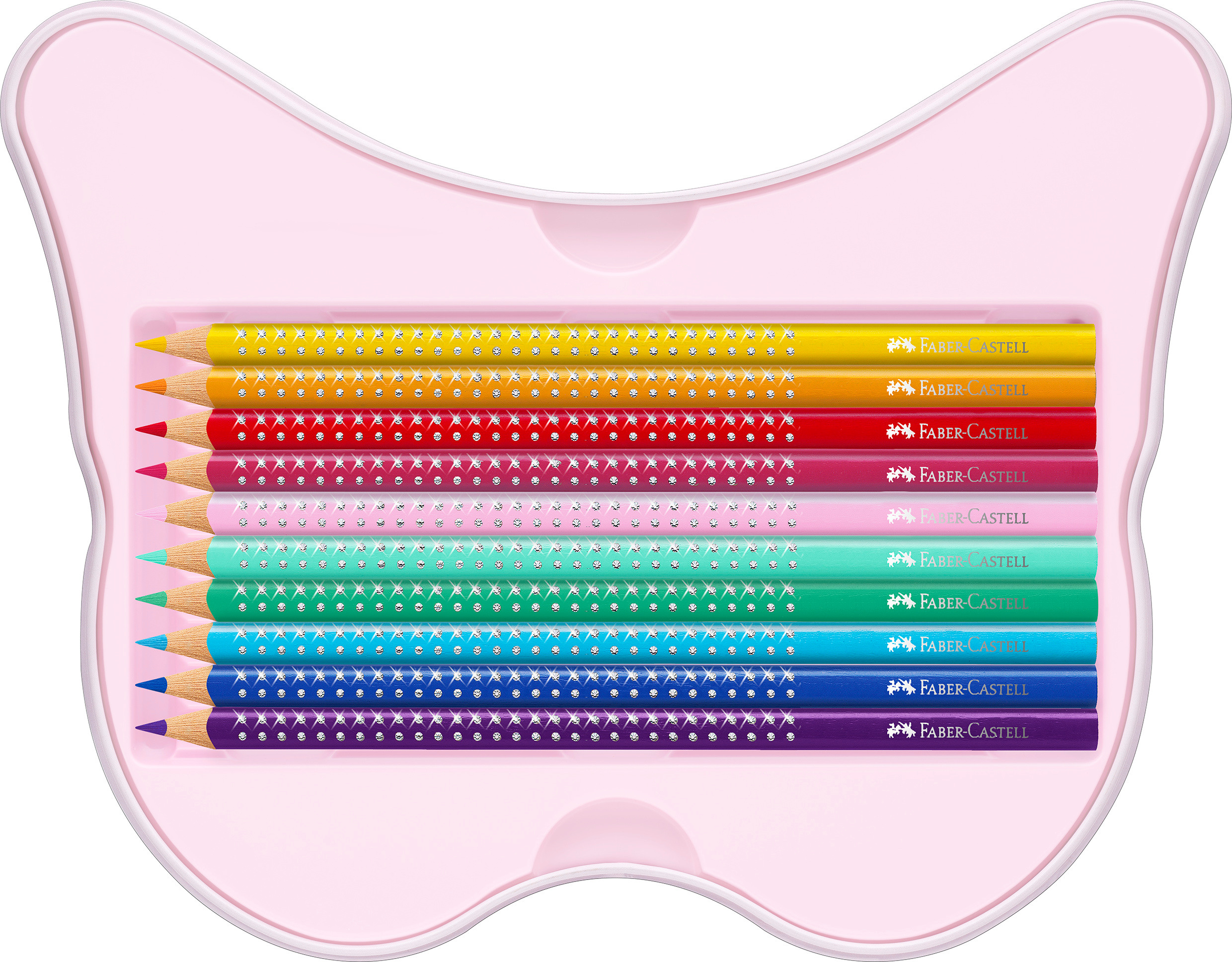 FABER-CASTELL Coffret crayons de couleur 201971 Farfalla scintillante 20 Stk.