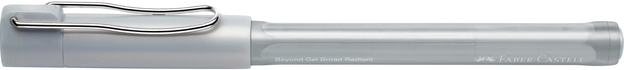 photo FABER-CASTELL Gelroller Beyond Broad 1mm 348882 Radiant argent
