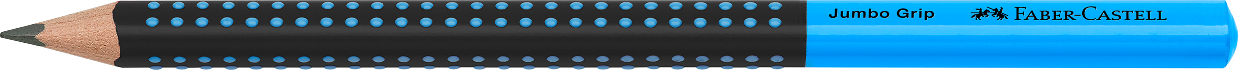 FABER-CASTELL Crayon Jumbo Grip 511910 Two Tone noir/bleu