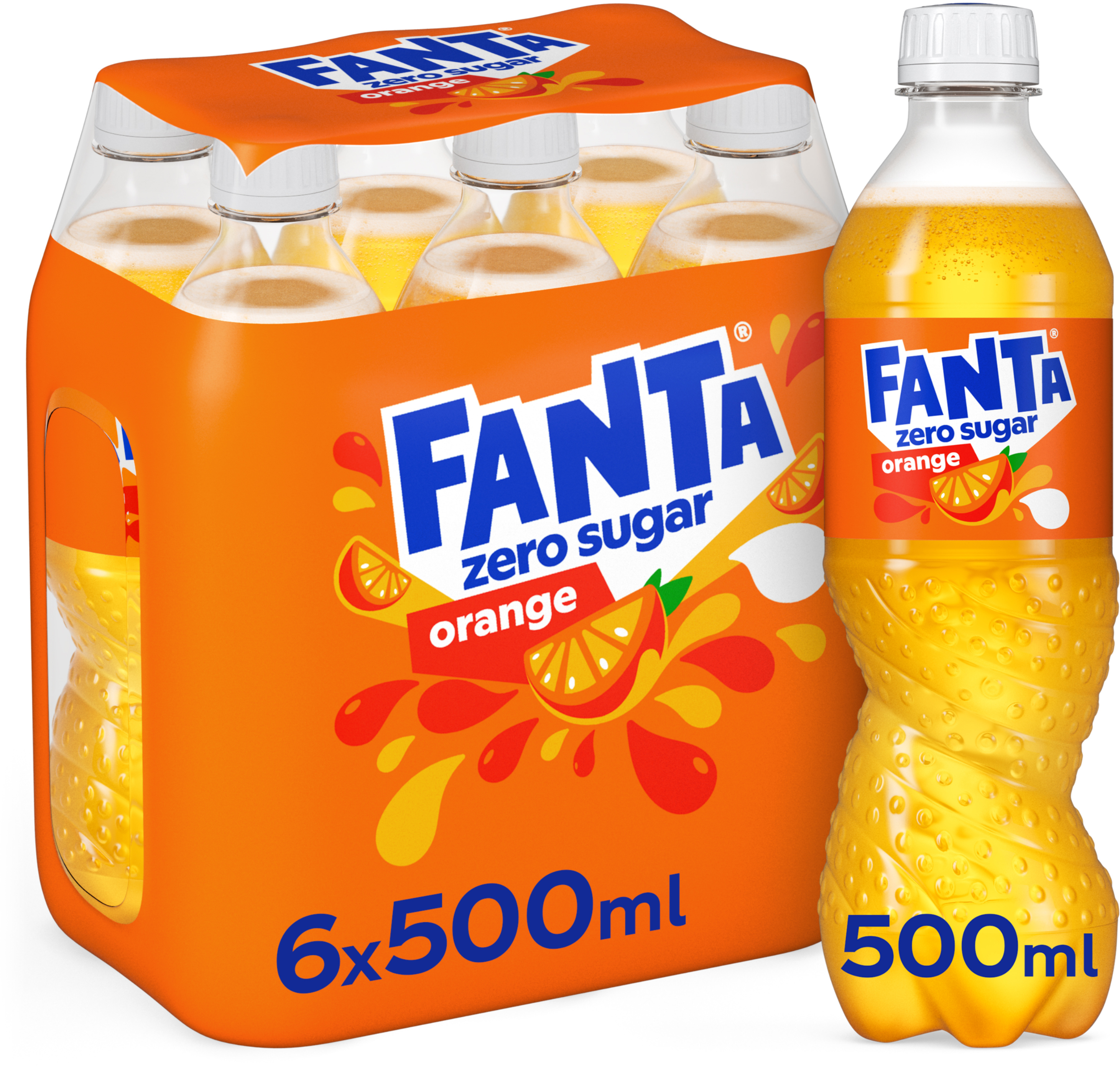photo FANTA Orange Zero 607801 50cl, 6 pcs.
