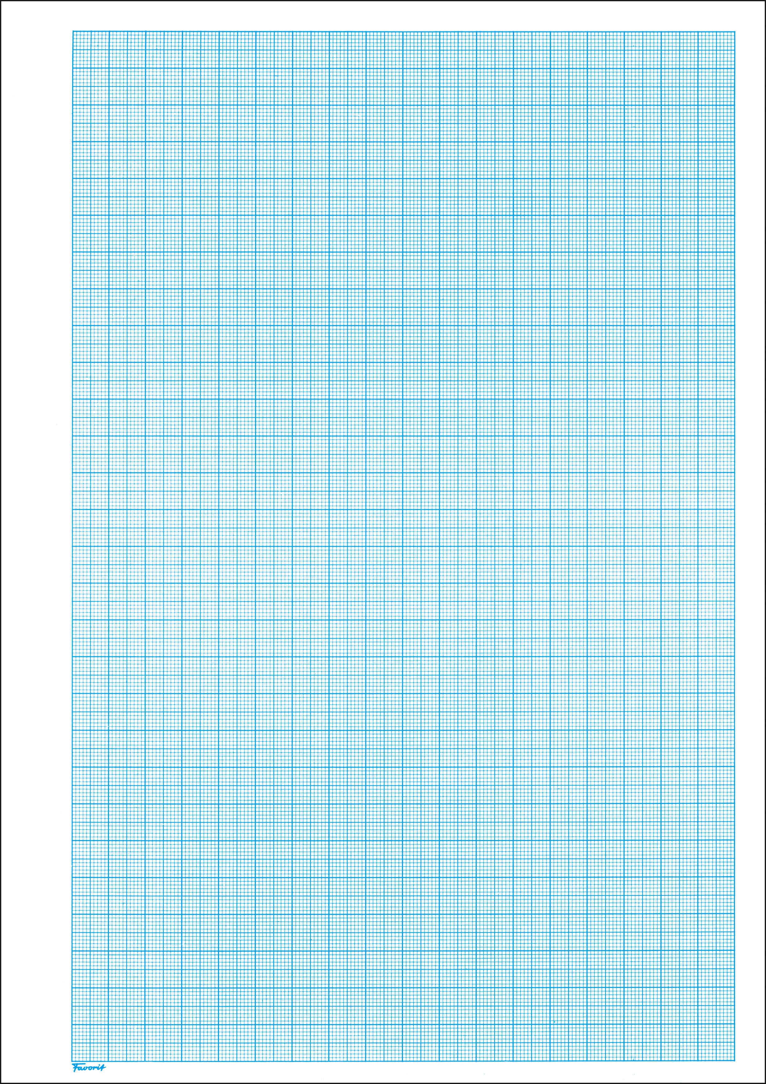 FAVORIT Bloc A4 1771 B transparent 65g 50 flls.