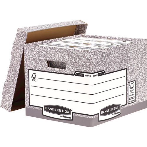 FELLOWES BankersBox Standard 00810-FFEU gris/blanc 33.5x29.2x40.4cm