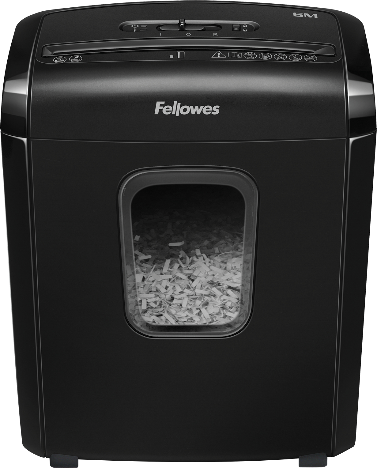 photo FELLOWES Destructeur doc Powershred 4631101 6M, P-4, 13Lt, noir