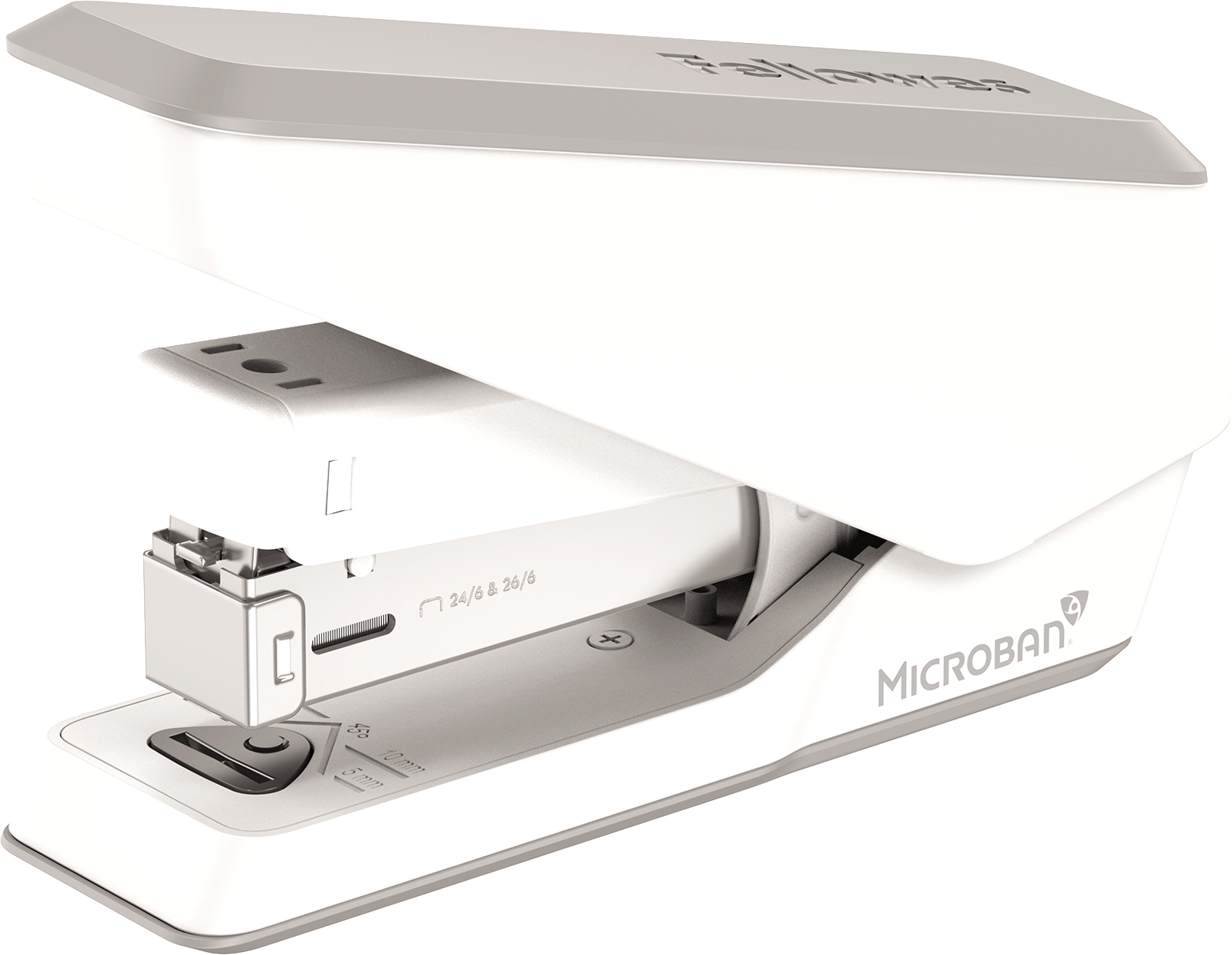 photo FELLOWES Agrafeuse EasyPress LX840 5011701 Microban, blanc 25 feuilles