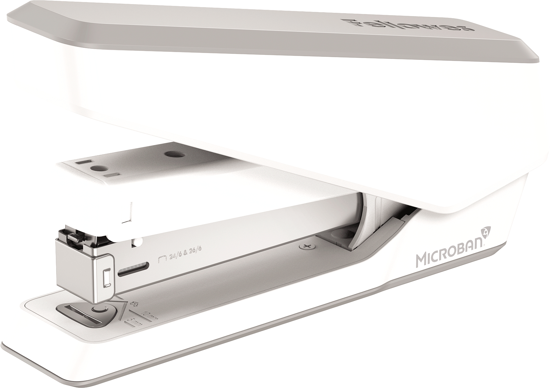 photo FELLOWES Agrafeuse EasyPress LX850 5011801 Microban, blanc 25 feuilles