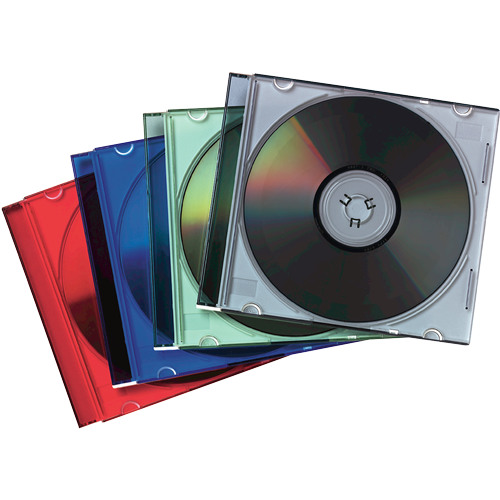 Slimline CD Cases 98317 farbig 25 Stück