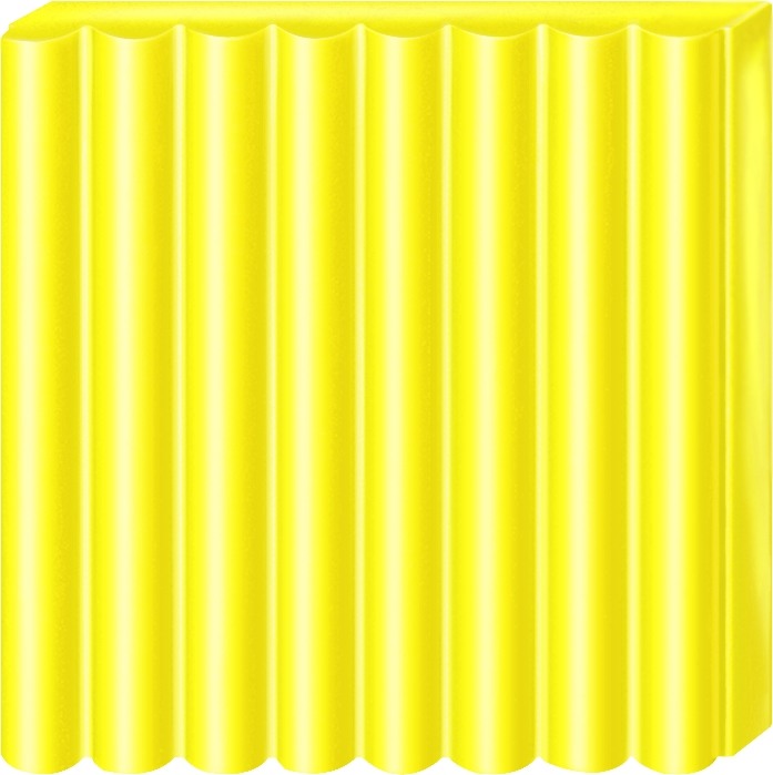 FIMO Pâte à modeler Effect 57g 8020-104 translucent jaune