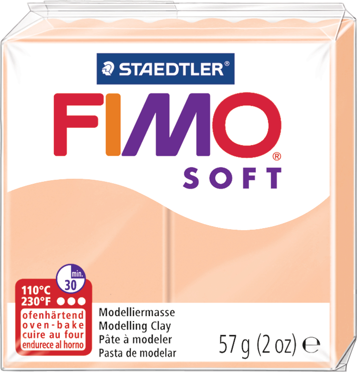 FIMO Pâte à modeler Soft 57g 8020-43 beige
