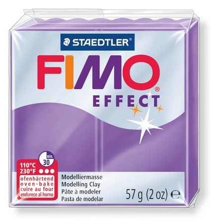 FIMO Pâte à modeler Effect 57g 8020-604 lila