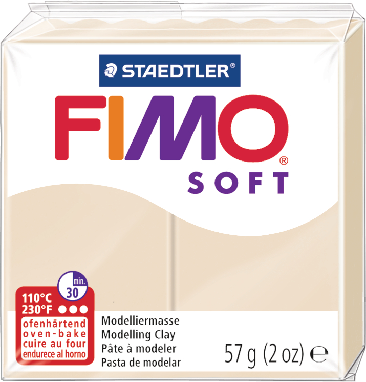 FIMO Pâte à modeler Soft 57g 8020-70 sahara