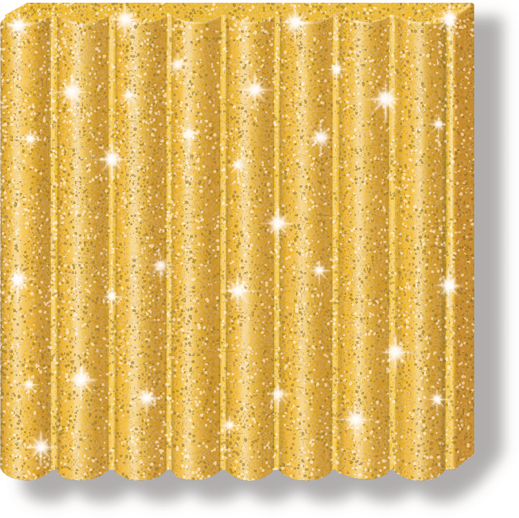 FIMO Pâte à modeler 8030-112 glitter gold