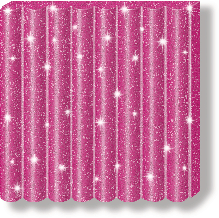 FIMO Pâte à modeler 8030-262 glitter pink glitter pink