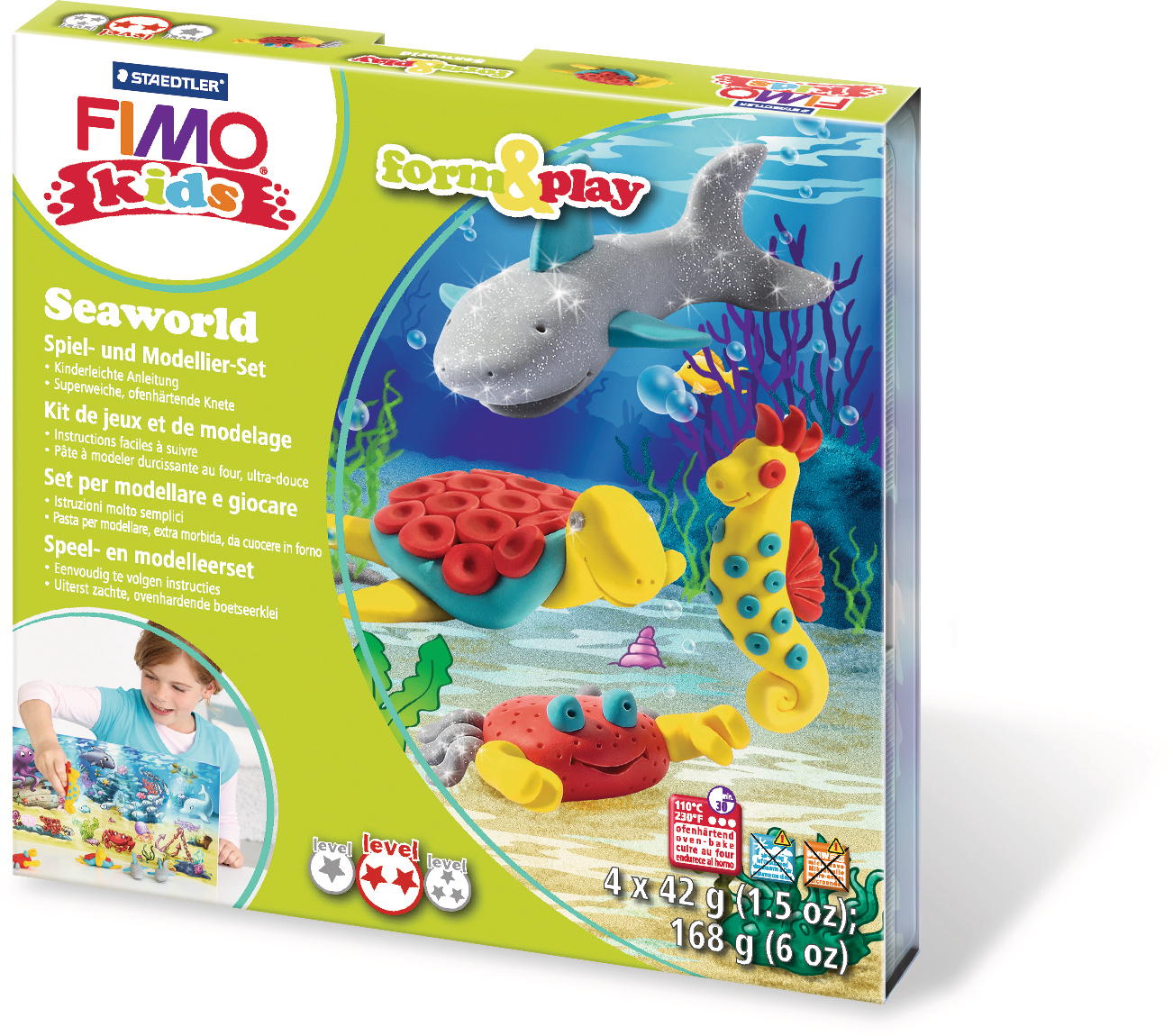 FIMO form&play 4x42g 803414LY Set Seaworld Set Seaworld