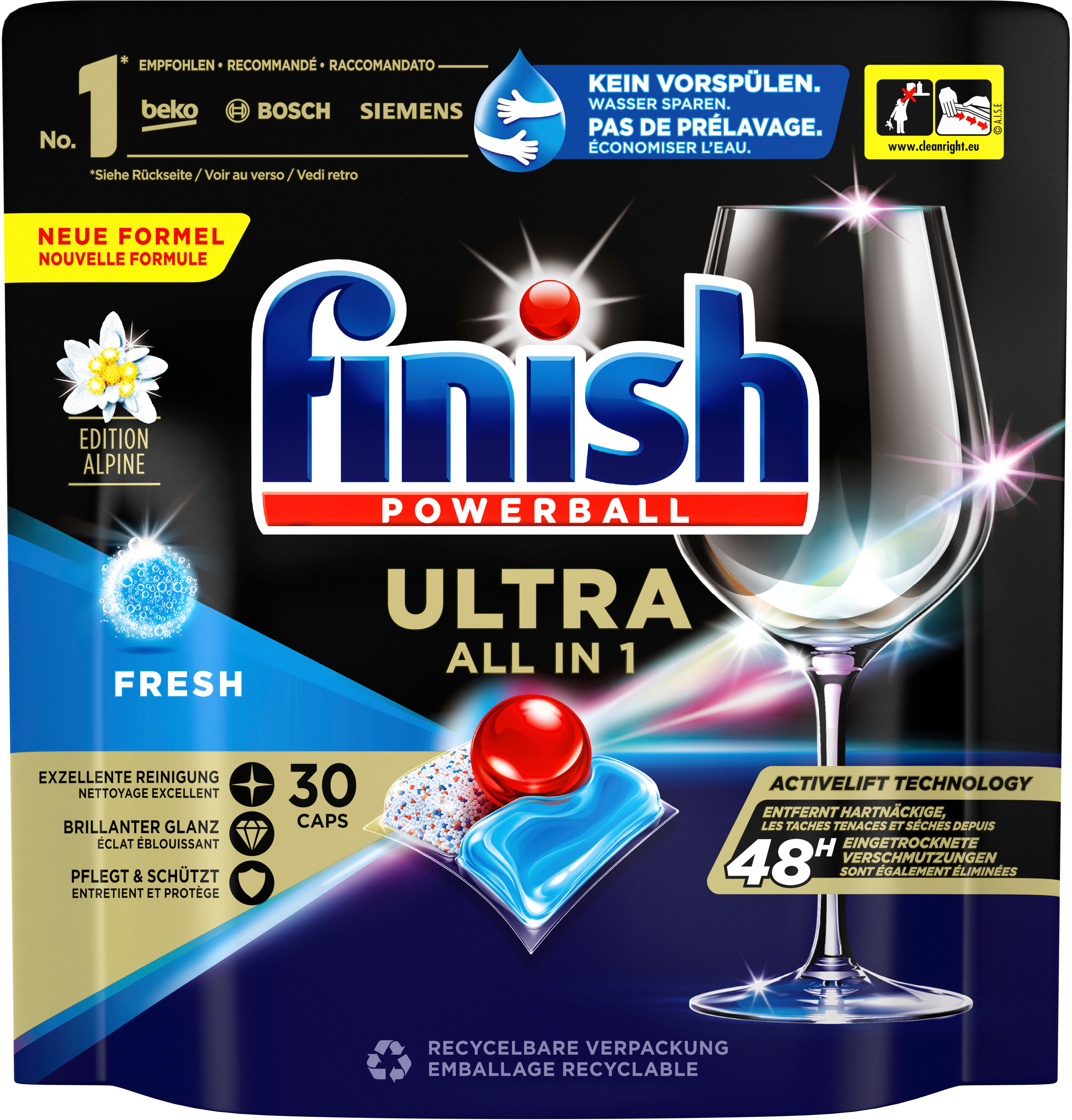 FINISH Ultra All-in-1 3247331 fresh 30 Caps