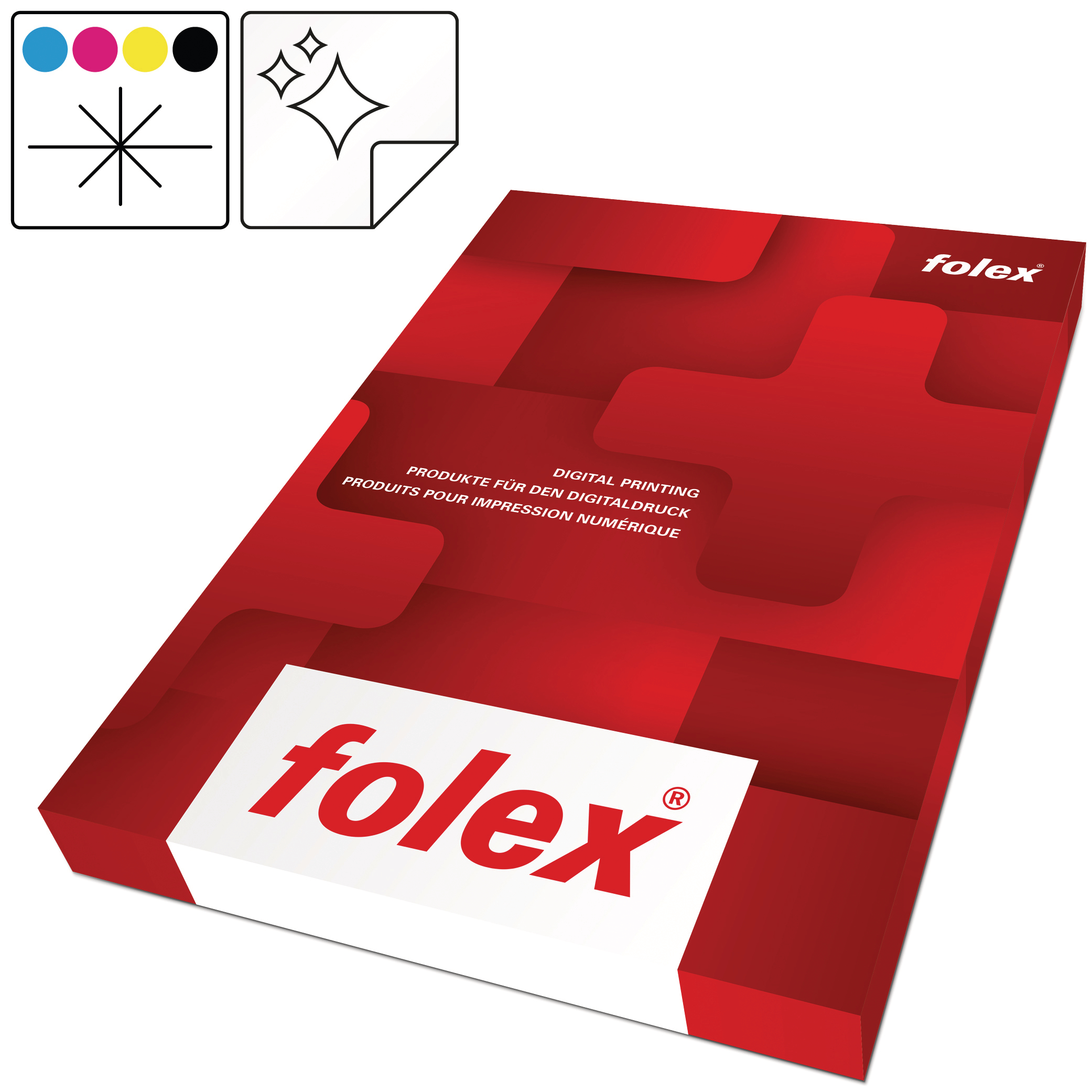 FOLEX Folie A4 Farblaser SK klar<br>