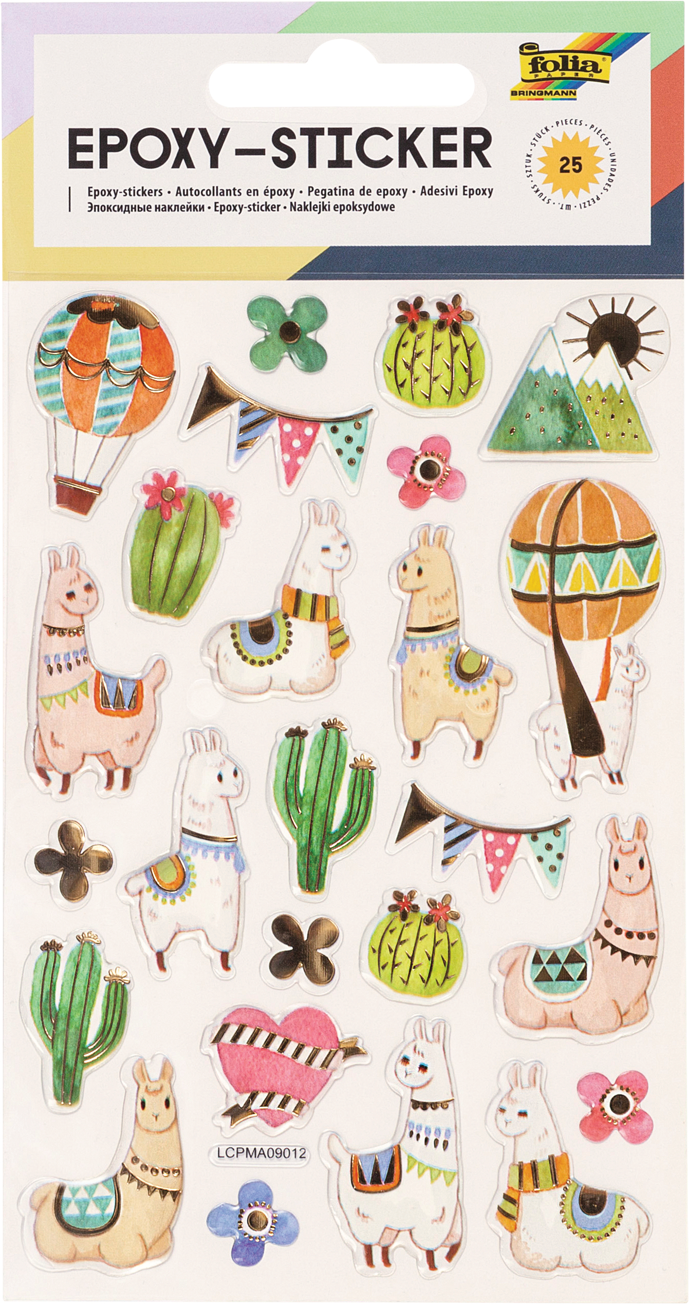 photo FOLIA Autocollant Epoxy 10x15cm 16303 Alpaca