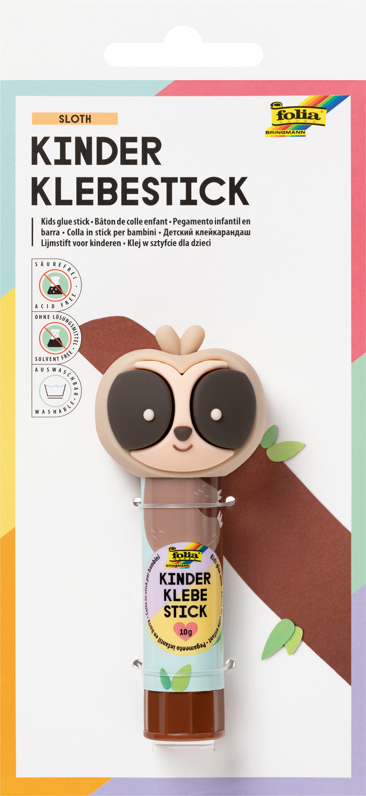 photo FOLIA Bâton de colle 10g 2413 Kids Sloth