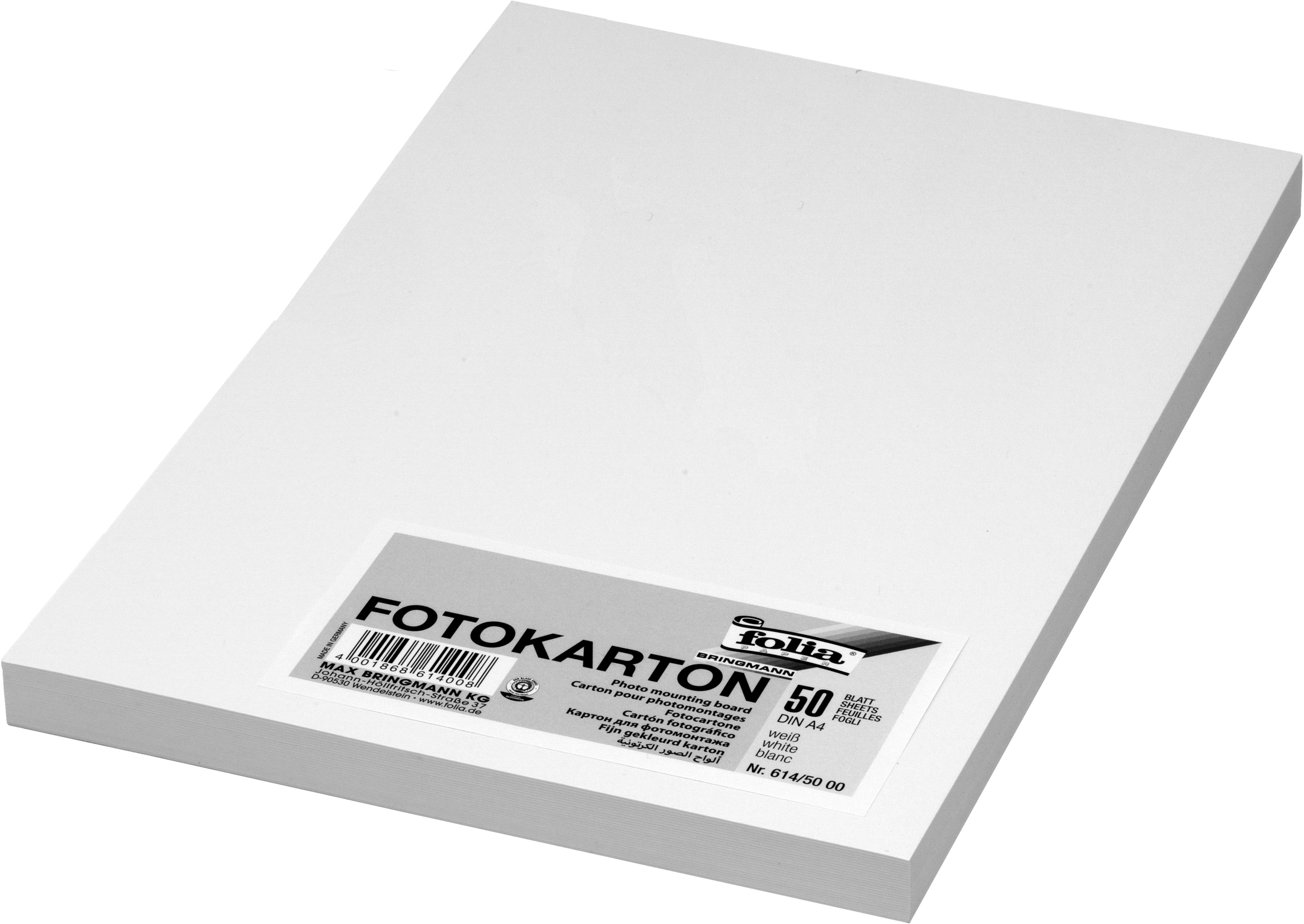 photo FOLIA Papier Photo A4 614/50 00 300g, blanc 50 feuilles