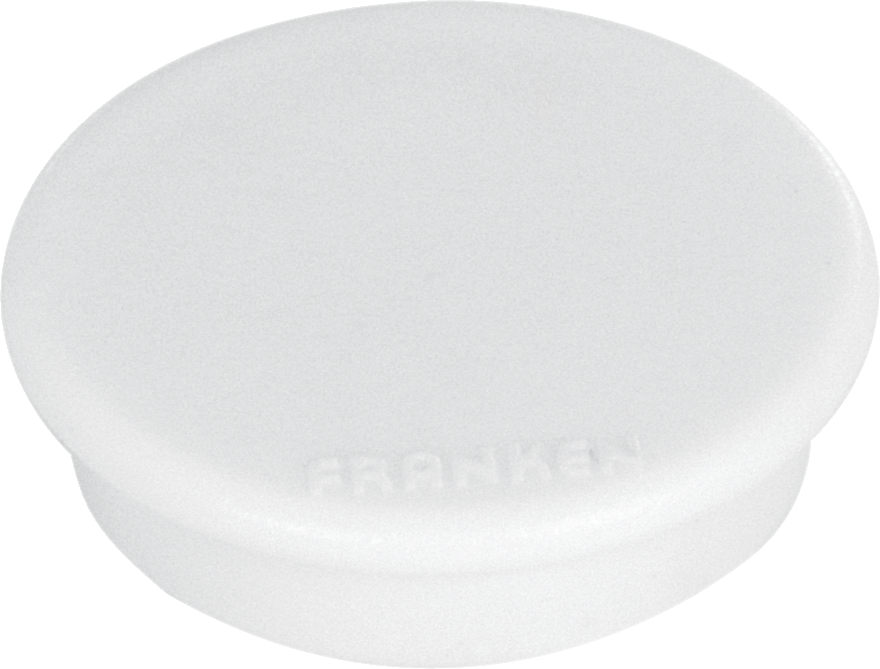 photo FRANKEN Aimants 32mm HM30 09 white 10 pièces