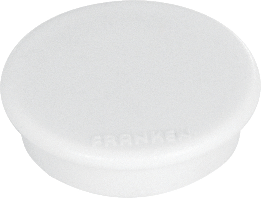 photo FRANKEN Aimants 38mm HM38 09 blanc 10 pièces