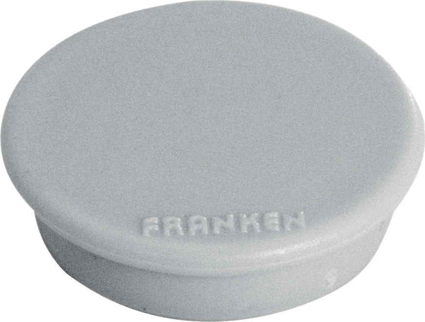 photo FRANKEN Aimants 38mm HM38 12 gris 10 pièces