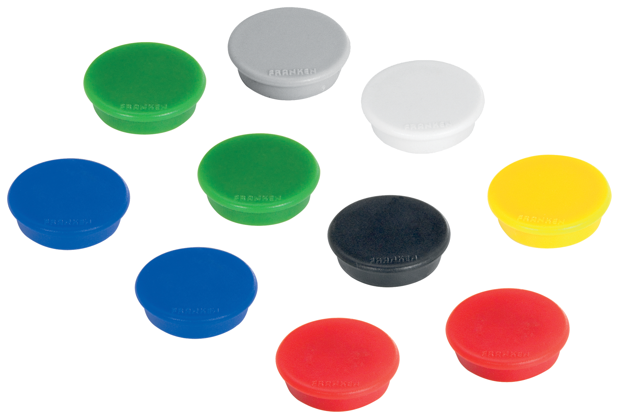 photo FRANKEN Aimants 38mm HM38 99 assortis 10 pièces