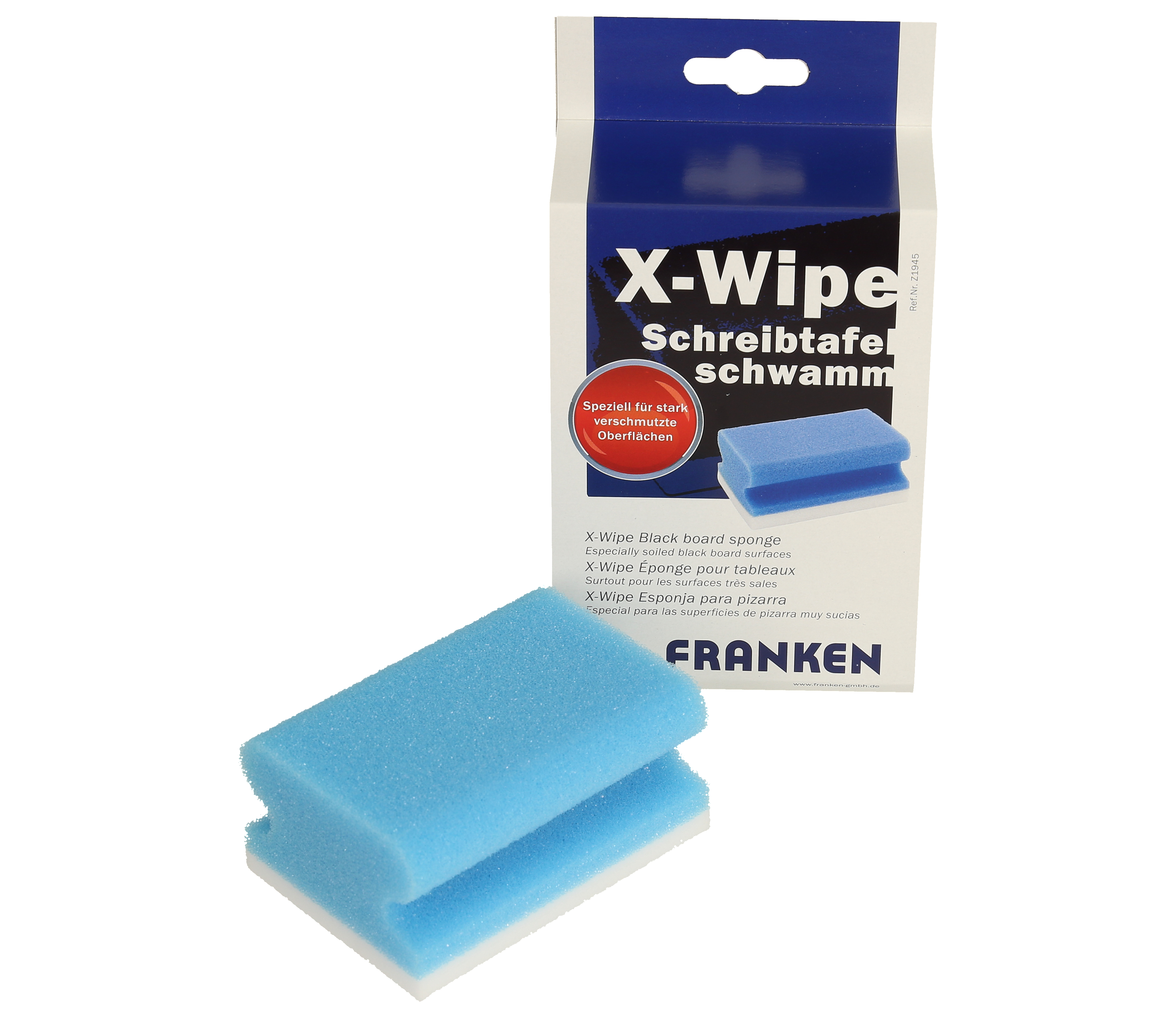 photo FRANKEN Éponge de nettoyage X-Wipe! Z1945 Whiteboard 2 pcs.