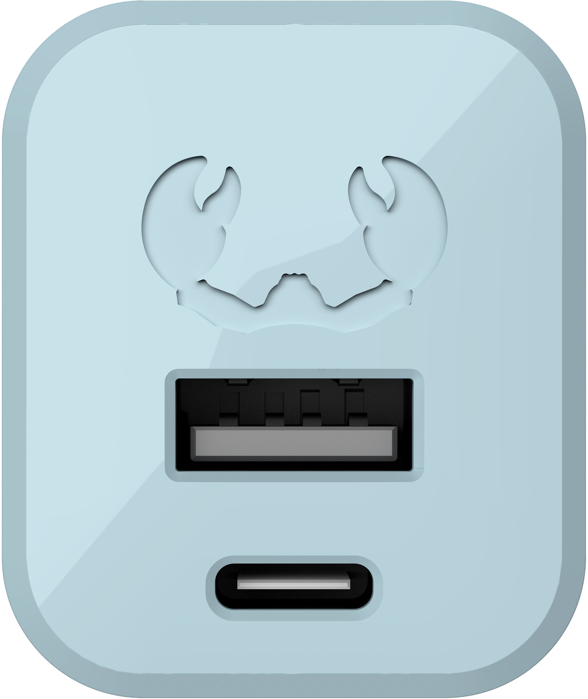 FRESH'N REBEL Mini Charger USB-C + A PD 2WC30DB Dusky Blue 30W