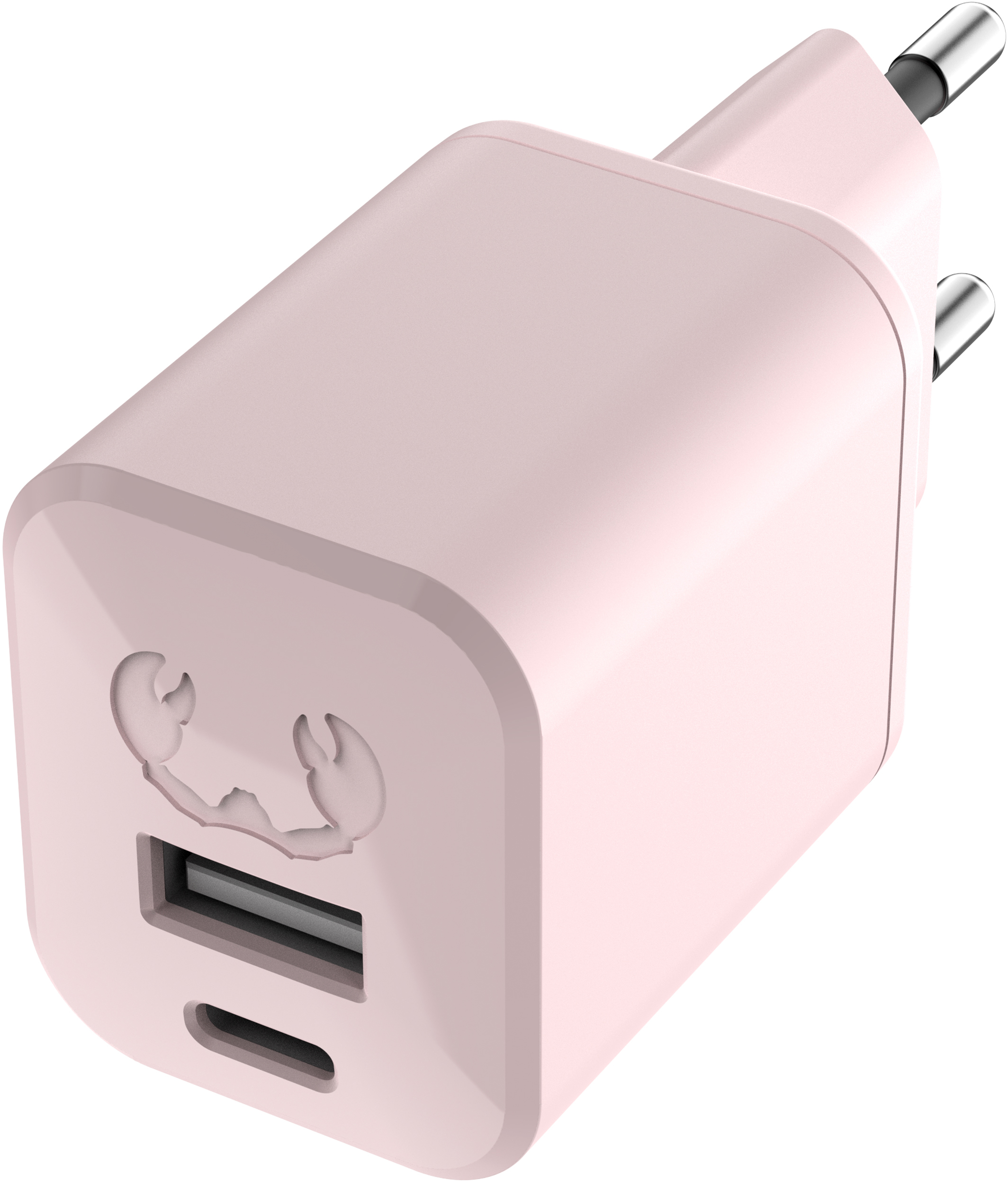 FRESH'N REBEL Mini Charger USB-C + A PD 2WC30SP Smokey Pink 30W