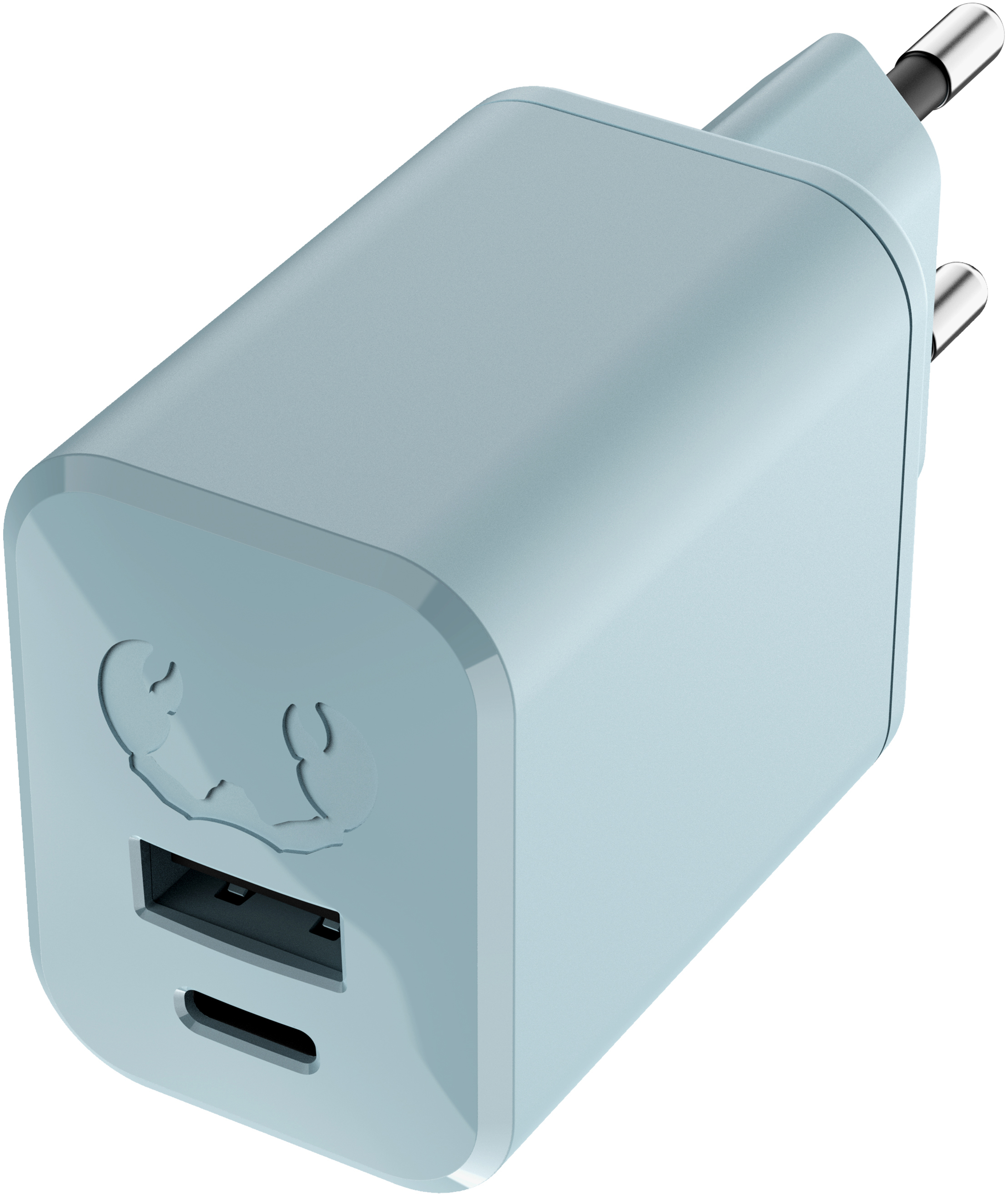 FRESH'N REBEL Mini Charger USB-C + A PD 2WC45DB Dusky Blue 45W