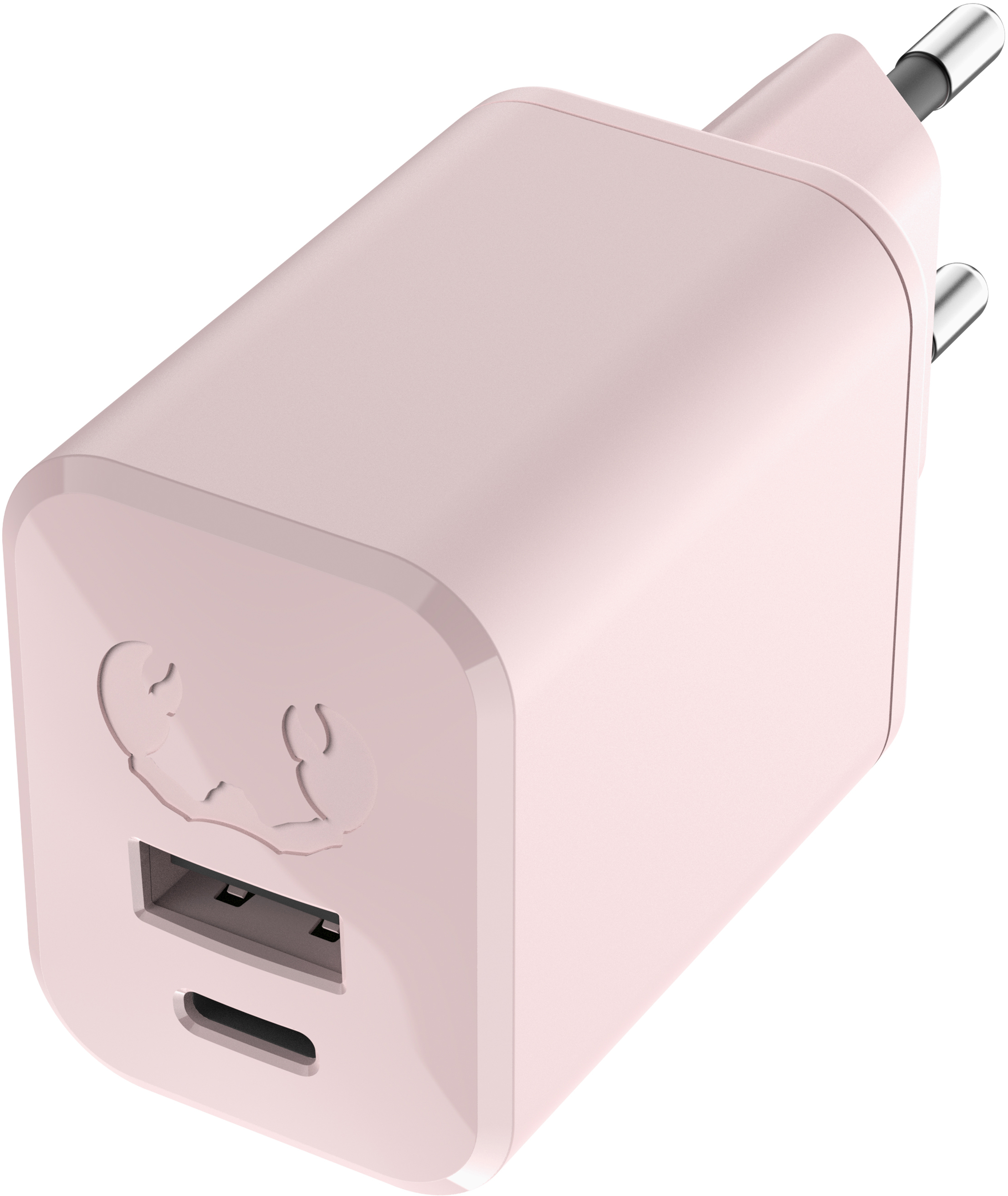 FRESH'N REBEL Mini Charger USB-C + A PD 2WC45SP Smokey Pink 45W