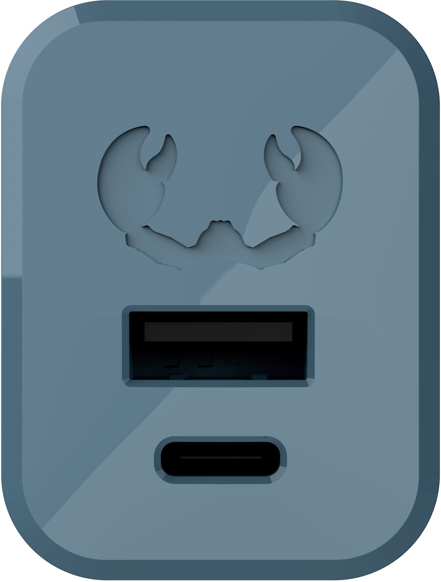 FRESH'N REBEL Charger USB-C PD Dive Blue 2WCC45DV + USB-C Cable 45W